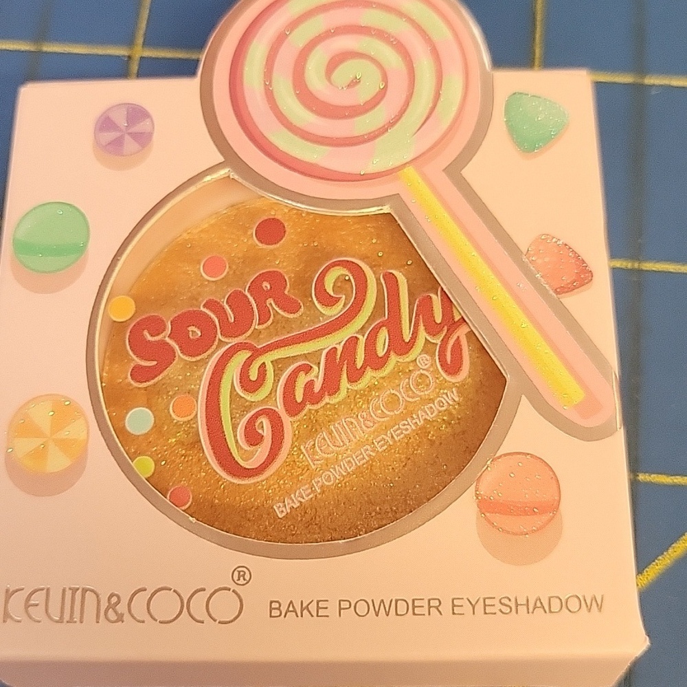 Kevin & Coco Sour Candy Gold Bake Powder Eyeshadow K03 New